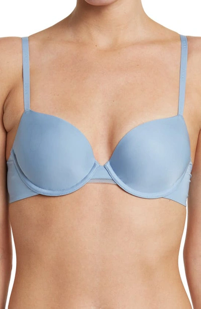 Shop Dkny Underwire Convertible T-shirt Bra In Storm