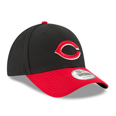Shop New Era Black Cincinnati Reds Team League 9forty Adjustable Hat