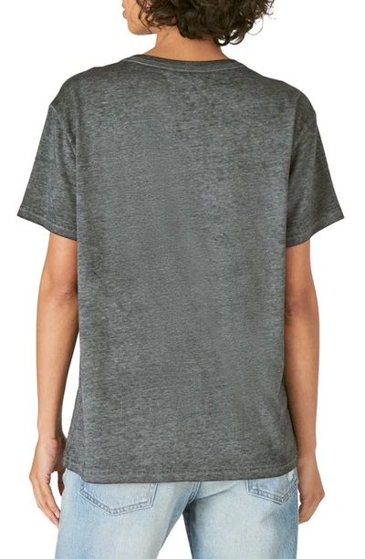 Shop Lucky Brand Lucky Los Angeles Graphic Tee In Anthracite
