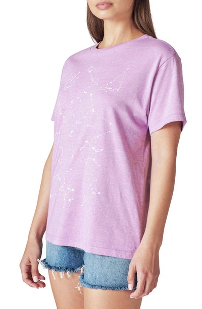 Shop Lucky Brand Starry Sky Graphic Tee In Hyacinth
