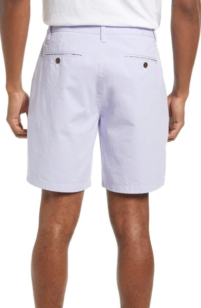 Shop Bonobos Stretch Washed Chino Shorts In Grape Ice