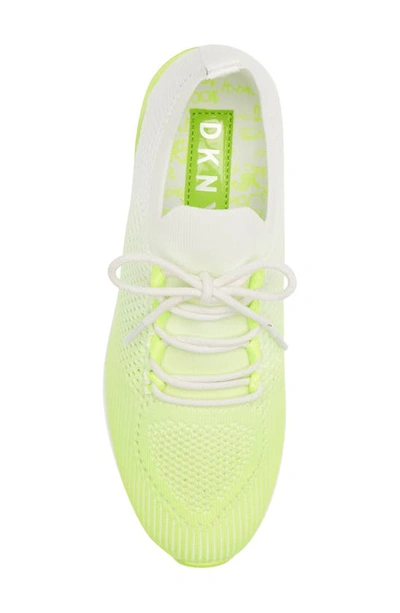 Shop Dkny Ashly Sneaker In Neon