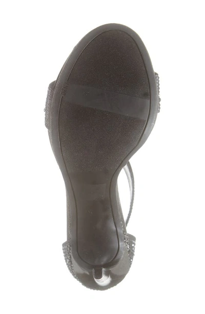 Shop Dkny Dris T-strap Sandal In Black Gunmetal