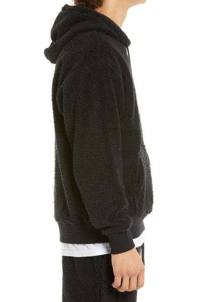 Shop Bp. High Pile Fleece Hoodie In Black