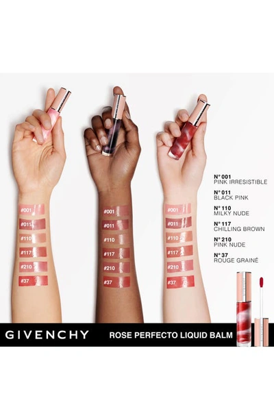 Shop Givenchy Rose Perfecto Liquid Lip Balm In 117