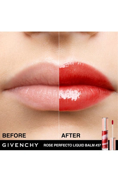 Shop Givenchy Rose Perfecto Liquid Lip Balm In 37