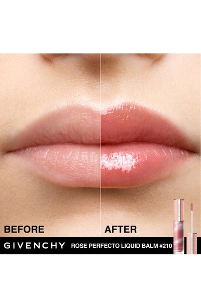Shop Givenchy Rose Perfecto Liquid Lip Balm In 210