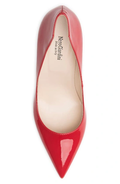 Nerogiardini Elegant Stilleto Pump In Red
