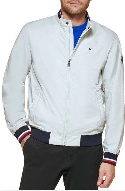 Shop Tommy Hilfiger Lightweight Bomber Jacket In Ice