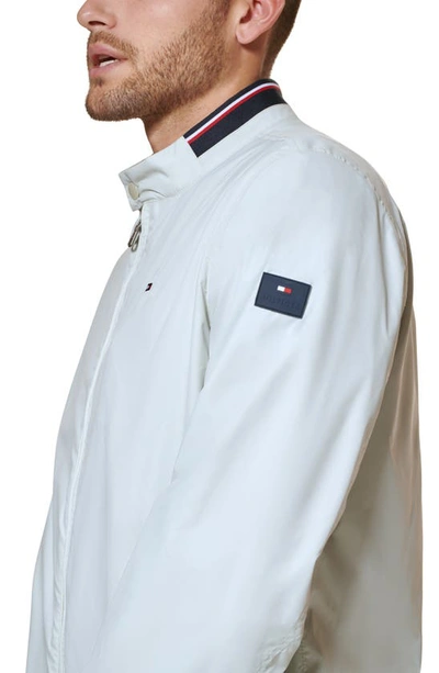 Tommy Hilfiger Men's Lightweight Spring Bomber Jacket In Ice