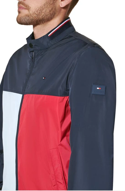 Tommy Hilfiger Lightweight Bomber Jacket In Mdnt Buff