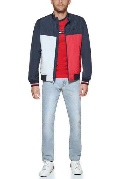Tommy Hilfiger Lightweight Bomber Jacket In Mdnt Buff