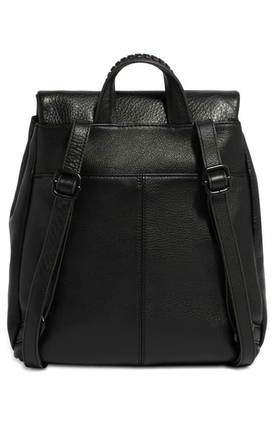 Shop Aimee Kestenberg Bali Leather Backpack In Black W/ Black