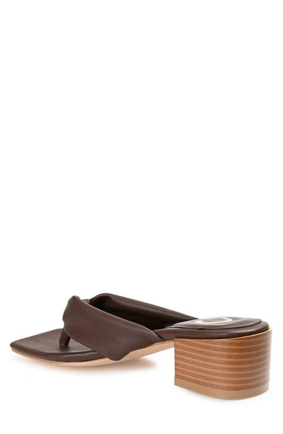 Journee Collection Seelah Slide Sandal In Brown