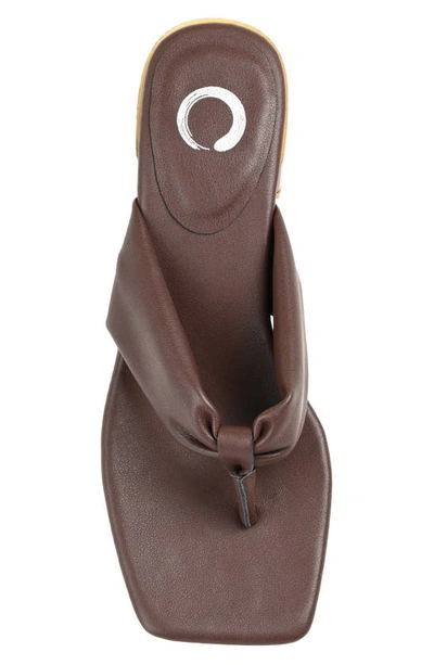 Journee Collection Seelah Slide Sandal In Brown