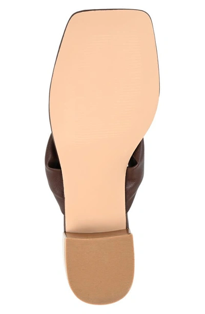 Journee Collection Seelah Slide Sandal In Brown