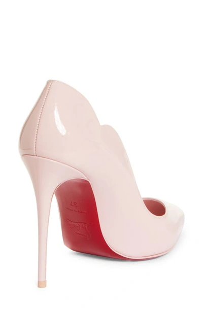 Shop Christian Louboutin Hot Chick Scallop Pointed Toe Pump In Rosy