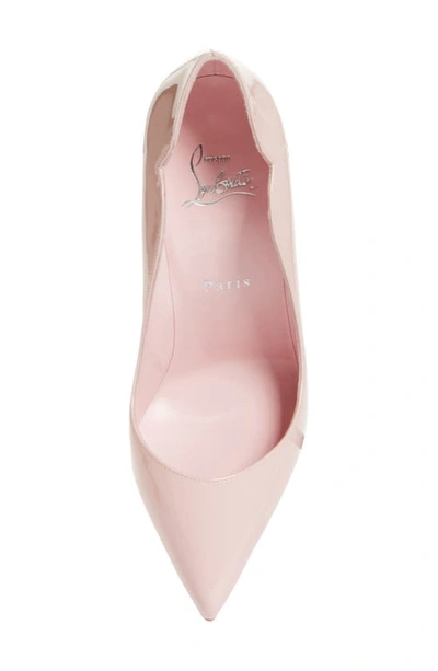 Shop Christian Louboutin Hot Chick Scallop Pointed Toe Pump In Rosy