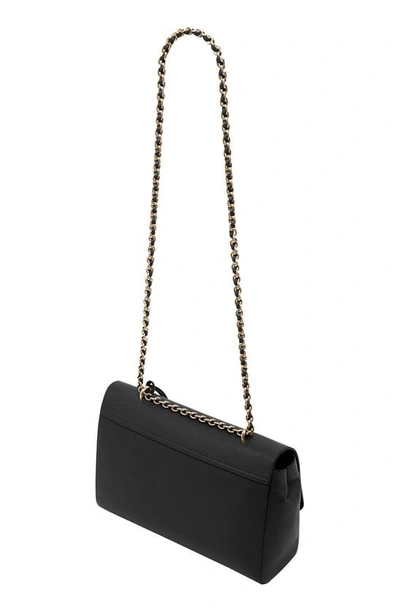 Shop Mulberry Medium Lily Convertible Leather Shoulder Bag In Black