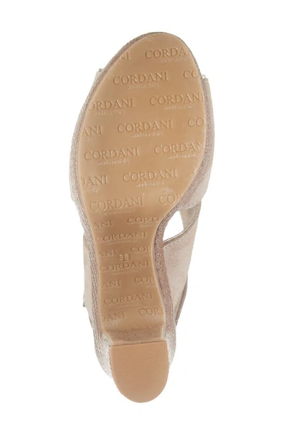 Shop Cordani Toni Slingback Sandal In Corda Suede