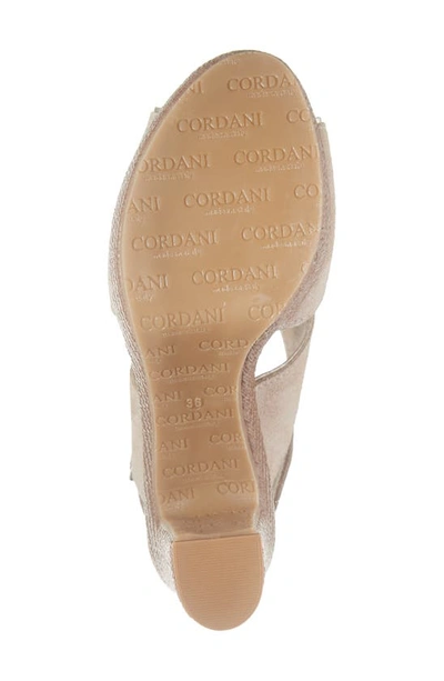Cordani Toni Slingback Sandal In Corda Suede