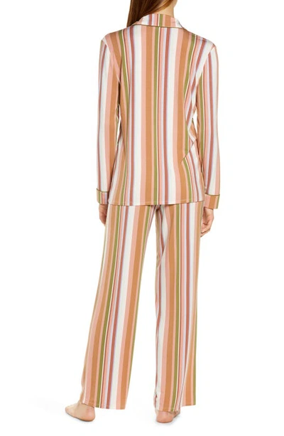 Shop Nordstrom Moonlight Eco Pajamas In Pink Glass Multi Stripe
