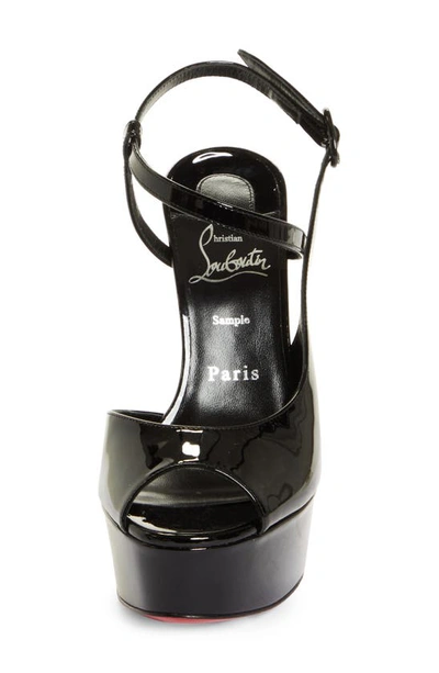Shop Christian Louboutin So Jenlove Platform Sandal In Black