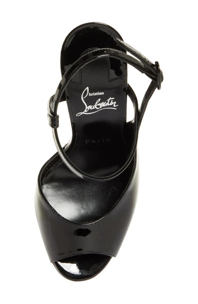Shop Christian Louboutin So Jenlove Platform Sandal In Black