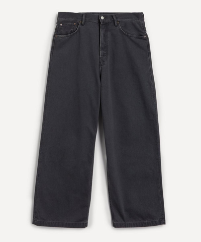 Acne Studios 1989 Loose Fit Jeans In Faded Black | ModeSens