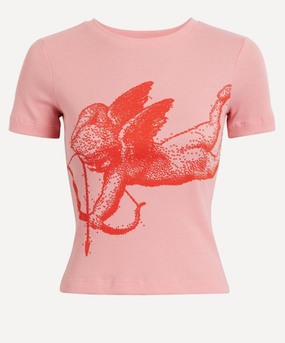 Paloma Wool Souvenir Saint Angelo Ribbed Organic Cotton Graphic  