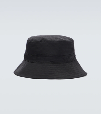 Shop Our Legacy Nylon Bucket Hat In Black Dense Liquid Nylon