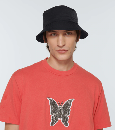 Our Legacy Black Dense Liquid Bucket Hat In Black Dense Liquid Nylon