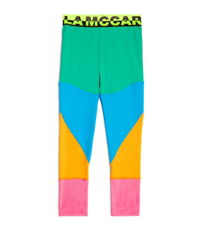 Shop Stella Mccartney Kids Multicoloured Logo Leggings (3-16 Years)