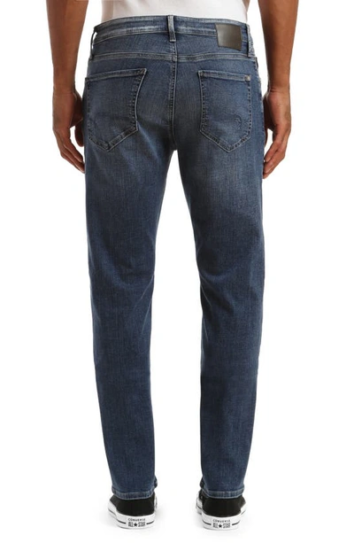 Shop Mavi Zach Straight Leg Jeans In Mid Brushed Organic Move