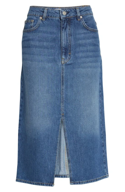 Shop Ba&sh Dona Denim Skirt In Blue