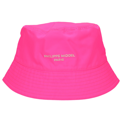 Shop Philippe Model Bucket Hat Noed Nylon In Pink