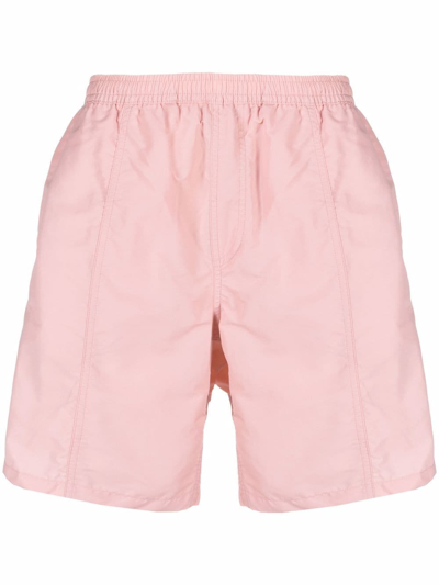 Shop Ami Alexandre Mattiussi Ami De Cœur Swim Shorts In Pink