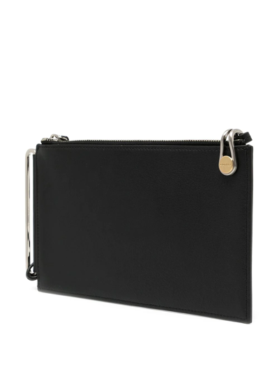 Shop Dion Lee Binary-link Pouch In Black