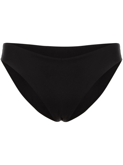 Shop Jonathan Simkhai Zola Bikini Bottoms In Black