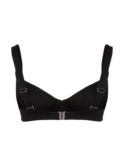 Simkhai Lia Cupped Bikini Top In Black