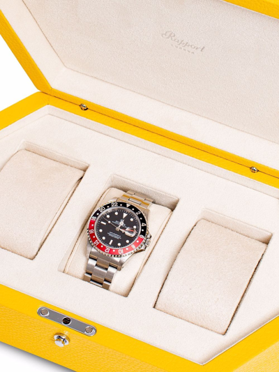 Rapport Portobello 3-watch Box In Gelb
