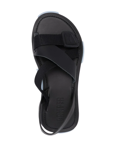 Camper Set Sandals In Black