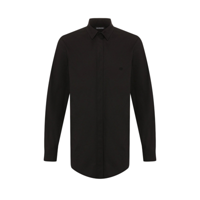 Shop Balenciaga Casual Shirt In Black