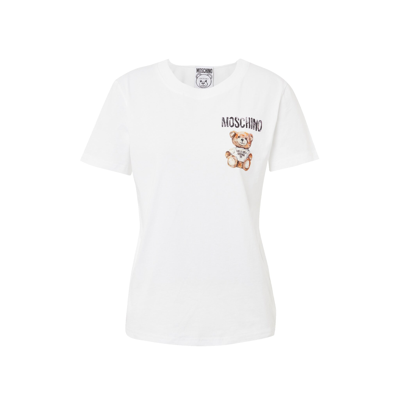 Moschino Couture Bear Logo T-shirt In White | ModeSens