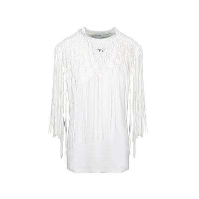 Shop Off-white Off White Crochet Layer Arrow T-shirt