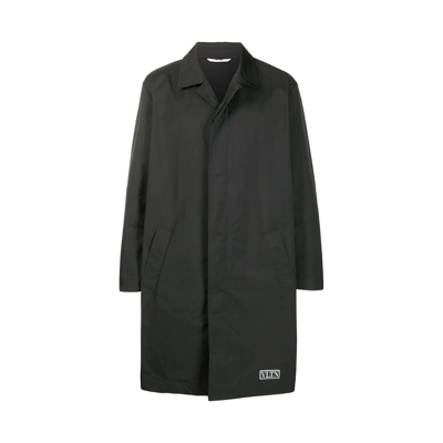 Shop Valentino Single-breasted Coat In Black