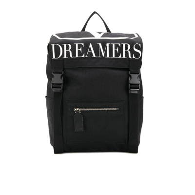 Valentino V Logo Dreamers Backpack In Black
