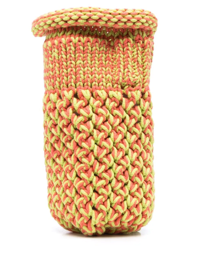 Shop Sunnei Knitter Water Bag In Green