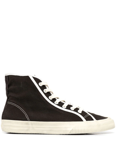 Shop Re/done '90s High-top Sneakers In Black