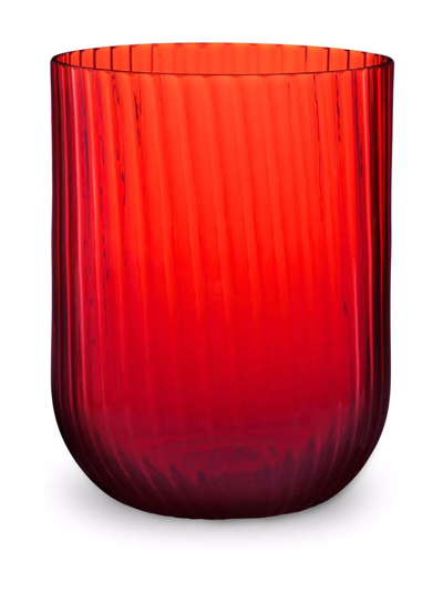Dolce & Gabbana Hand-blown Murano Glasses (set Of 2) In Orange